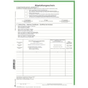 Formularsatz RNK NATO-Abwicklungsschein, A4