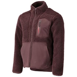 Fiberpälsjacka Customized vinröd 2XL