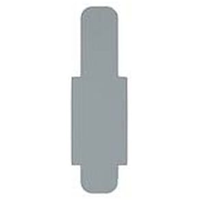 Stecksignal Leitz, grau, 12 x 40 mm, 50 Stück