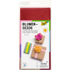 Blumenseide Folia, 50 x 70 cm, weinrot
