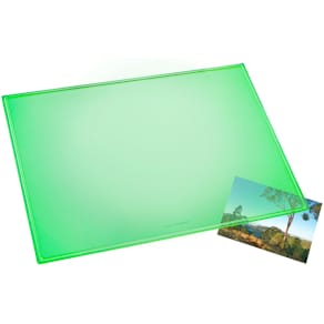 Schreibunterlage Läufer Durella Transluzent, neongrün