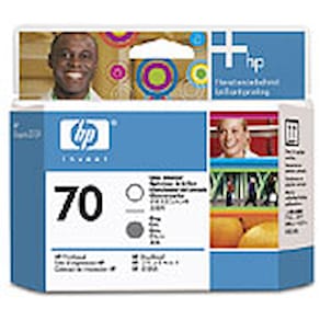 HP 70 gloss enhancer & grey printhead