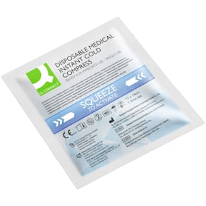 Sofort-Kältekompresse Q-CONNECT, 13 x 14 cm, 10 Stück
