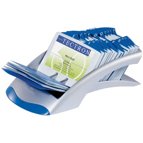 Visitenkartenständer Durable VISIFIX DESK, silber, 200 Karten