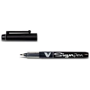 Fiberpenna PILOT Sign Pen Svart, 2,0mm, 12st