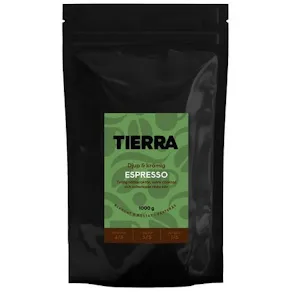 Kaffe TIERRA Espresso Hela Bönor 1kg