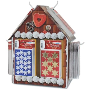 Schmucketiketten HERMA Sterne, sortiert, Display, 3 Blatt