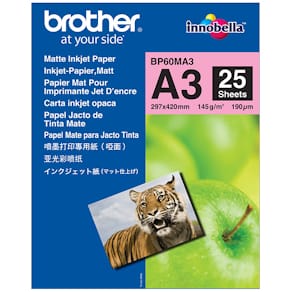 Inkjetpapier Brother BP60MA3, A3, 25 Blatt, matt