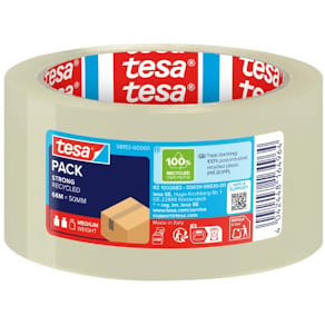 Emballasjetape TESA Eco 50mmx66m klar