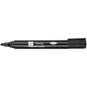 Märkpenna LYRECO 1,5mm rund svart