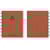 Schrift Adoc Business, A5, 144 bladzijden, geruit 5 mm, bruin