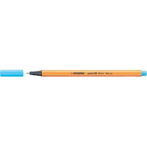 Feinliner STABILO point 88 EF, 0,4 mm, neonblau