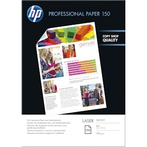 Laserpapper HP Professional A4, glättat, 150g, 150/FP