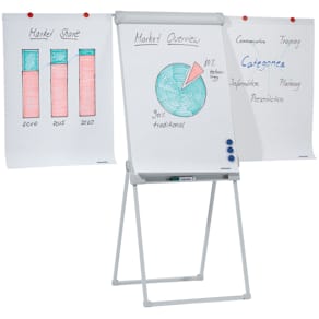 Flipchart FRANKEN PRO, 67 x 95 cm, hellgrau