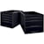 Ladenblok Leitz Dual Black, 4 laden, zwart