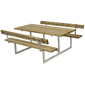 Bänkset Basic m/2 ryggstöd tryckimpr