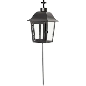 Gravlykta Serene 46cm svart