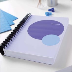 Spiralrygge Fellowes 6 mm sort, 20 ark, 100 stk