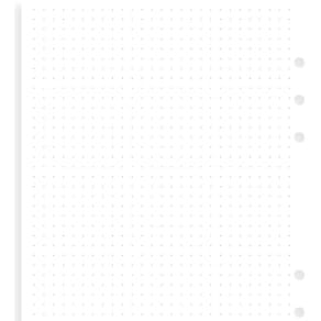 A5 Anteckningsblad Dotted Vita
