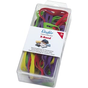 Gummiband LÄUFER X-Band, 130 x 11 mm, bunt