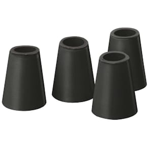 Dupsko Esselte sort gummi til møbelben, 4 stk