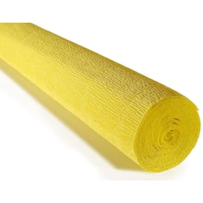 Kräppapper kraftigt 180gr Gul