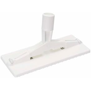 Skurepudeholder Vikan til skaft, hvid, 95×230 mm