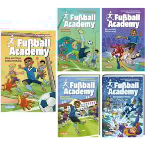 Kinderbuch CARLSEN Fußball Academy, Set mit mehreren Titeln