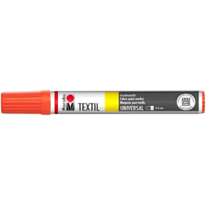 Stoffmalstift Marabu Textil Painter, orange, 2–4 mm