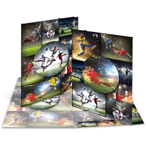 Gummizugmappe HERMA Fußball, A3, Karton