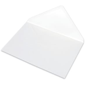 Briefumschlag Rössler Paperado, C5, Marble White metallic