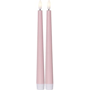 Antikljus STAR T LED Candy 26cmrosa 2/fp