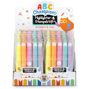Textmarker Trendhaus ABC CHAMPIONS, mit Stempel