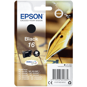 Bläckpatron EPSON C13T16214012 Svart
