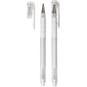 Gel-Tintenroller Pentel Hybrid Gel Grip K118, weiß, 0,4 mm