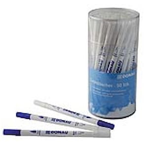 Tintenlöscher DONAU, mit Überschreiber, 17 cm, 50 Stk.