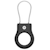 Secure Holder with Wire Cable for Airtag - Black