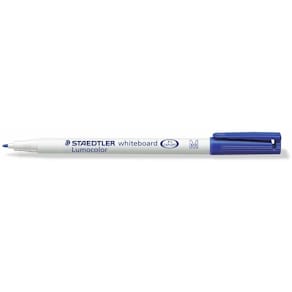 Whiteboardmarker STAEDTLER 301-3, 1–3 mm spids, blå, 10 stk