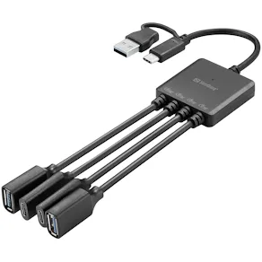 SANDBERG USB-C/A to 2A+2C Splitter