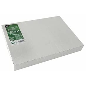 Sahneabdeckpapier PAPSTAR pure, 1000 St., weiß, 32 x 22 cm