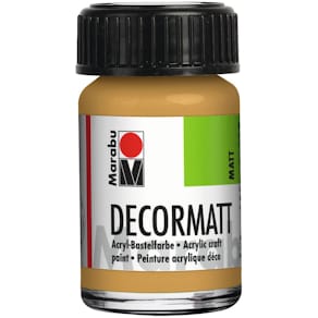 Acrylfarbe Marabu Decormatt, metallic-gold, 15 ml
