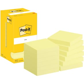 Notes POST-IT 76x76mm gul