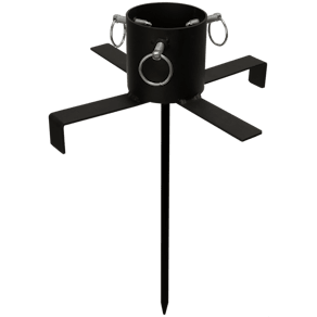 Julgransfot utomhus 47x36cm svart