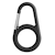 Belkin Secure Holder with Carabiner - Fodral för airtag - svart