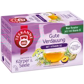 Kräutertee TEEKANNE Harmonie für Körper & Seele, 18 x 2 g