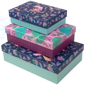 Geschenkkarton TURNOWSKY Tropical, sortiert, 3 Größen