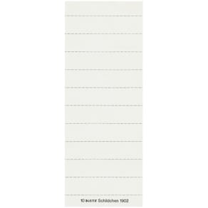 Rückenschild Leitz Blanko, 60 x 14 mm, weiß, 100 Stück