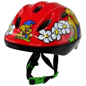 Cykelhjälm Bamse röd
