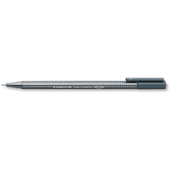 Fiberpenn STAEDTLER Triplus 0,3mm grå 10st