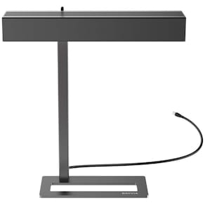 Lampe Unilux sort, til kontor og hjem